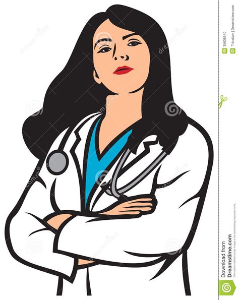 woman doctor drawing